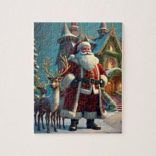 Santa und Reindeer Puzzle