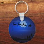 Santa und Reindeer Schlüsselanhänger (Vorderseite)