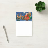 Santa und Reindeer Sleigh Post-it Notes Post-it Klebezettel (Büro)