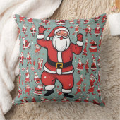 Santa und Rentiere Kissen (Decke)