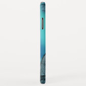 Santa und Rudolph mit Schlitten Case-Mate iPhone Hülle (Hinten/Rechts)