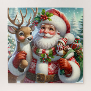 Santa und Rudolph Puzzle