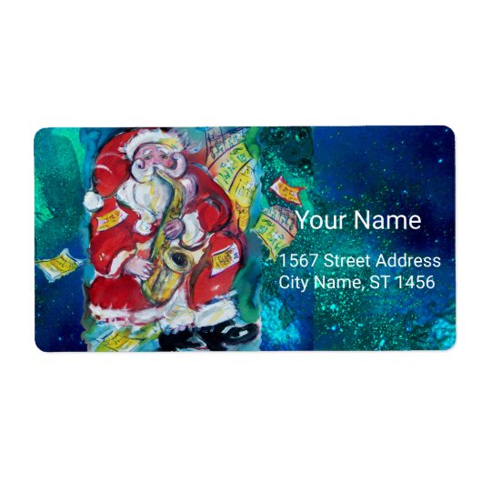 SANTA UND SAX, CHRISTMAS FERIENPARTY Blue (Vorne)