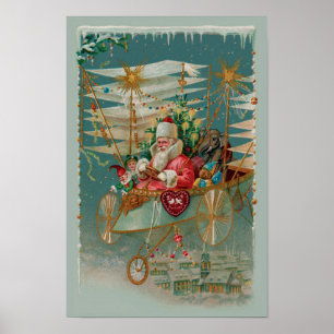Santa und seine Phantastische Maschine Poster