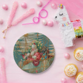 Santa und seine Phantastischen Papierflieger Telle Pappteller (Party)