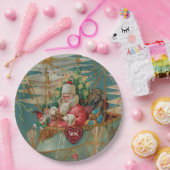 Santa und seine Phantastischen Papierflieger Telle Pappteller (Party)