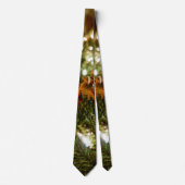 Santa und Sleigh Neck Tie Krawatte (Vorderseite)