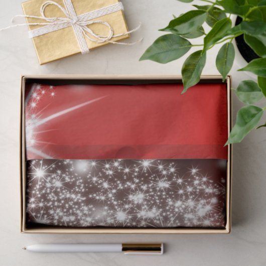 Santa und Sleigh Seidenpapier (Geschenk)