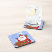 Santa und teddy Untersetzer (Rechte Seite)