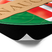 Santa - unheilvolles Zeichen Poster (Ecke)