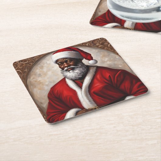 Santa Untersetzer (angewinkelt)