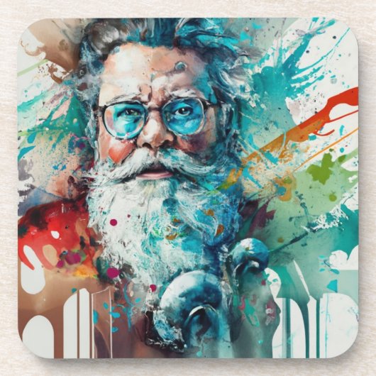 Santa Untersetzer (Vorderseite)