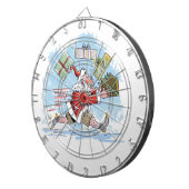 Santa Unvorbereitete Dartscheibe (Vorderseite rechts)