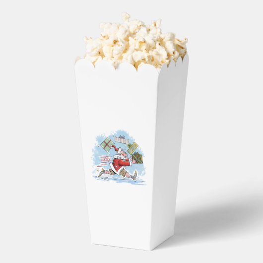 Santa Unvorbereitete Popcornboxen Geschenkschachtel (Geplatzt)