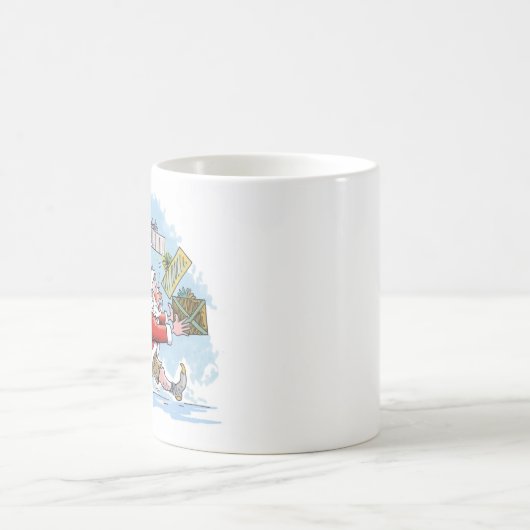 Santa Unvorbereitete Tasse (Mittel)