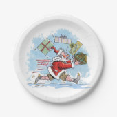 Santa Unvorbereitete Teller (Vorderseite)