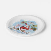 Santa Unvorbereitete Teller (Schrägansicht)