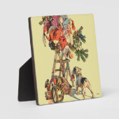 Santa Up a Lady Fotoplatte (Vorderseite)