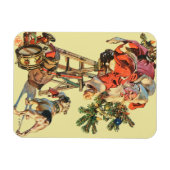 Santa Up a Lady Magnet (Horizontal)