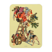 Santa Up a Lady Magnet (Vertikal)