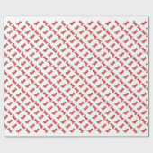 Santa Vater Geschenkpapier (Flach)