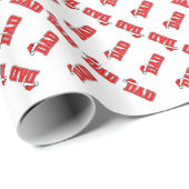 Santa Vater Geschenkpapier (Rolleneckpunkt)