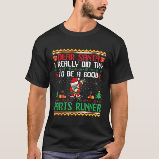 Santa versuche, ein guter Teil-Runner zu sein Funn T-Shirt (Vorderseite)