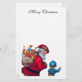 SANTA VINTAG 2 BRIEFPAPIER (Vorne/Hinten)