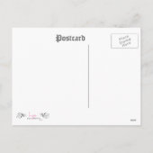 Santa Vintag ein frohes Weihnachtsfest Feiertagspostkarte (Rückseite)