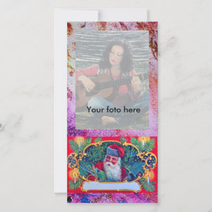 SANTA VINTAG FEIERTAGSKARTE