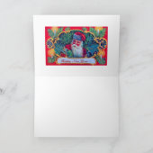 SANTA VINTAG FEIERTAGSKARTE (Innenseite)