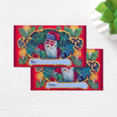 SANTA VINTAG GIFT TAG (Schreibtisch)