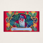 SANTA VINTAG GIFT TAG (Rückseite)