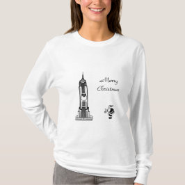 Santa Vintag Style New York City Weihnachten T-Shirt