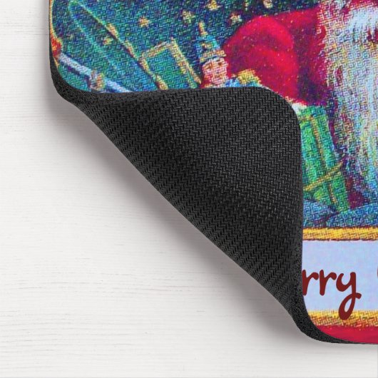 SANTA VINTAG- und Weihnachtsgeschenke Mousepad (Ecke)