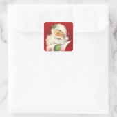 Santa Vintage Aufkleber (Tasche)
