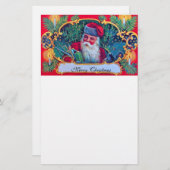 SANTA VINTAGE CHRISTMAS BRIEFPAPIER (Vorne/Hinten)
