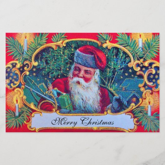 SANTA VINTAGE CHRISTMAS BRIEFPAPIER (Vorderseite)