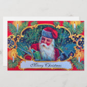 SANTA VINTAGE CHRISTMAS BRIEFPAPIER (Vorne/Hinten)