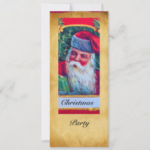 SANTA VINTAGE CHRISTMAS PARTY 1 EINLADUNG