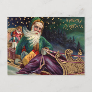 Santa Vintage Ein Frohes Weihnachten