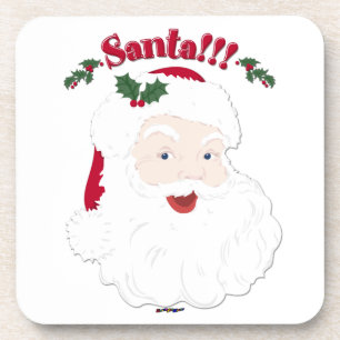 Santa! Vintager WeihnachtsWeihnachtsWeihnachtsWeih Untersetzer