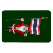 Santa Visiting Thailand Magnet (Horizontal)