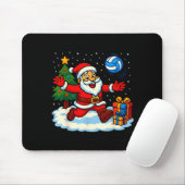 Santa Volleyball Playing Srt Christmas Tree Xmas P Mousepad (Mit Mouse)