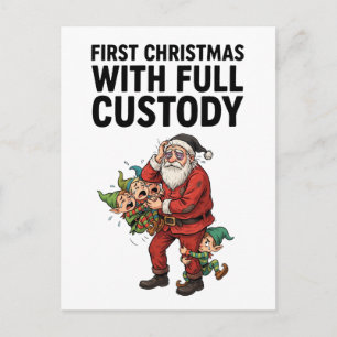 Santa Volljährige-Eltern Weihnachten Lustig Weihna Postkarte