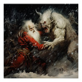 Santa VS Krampus Poster (Vorderseite)