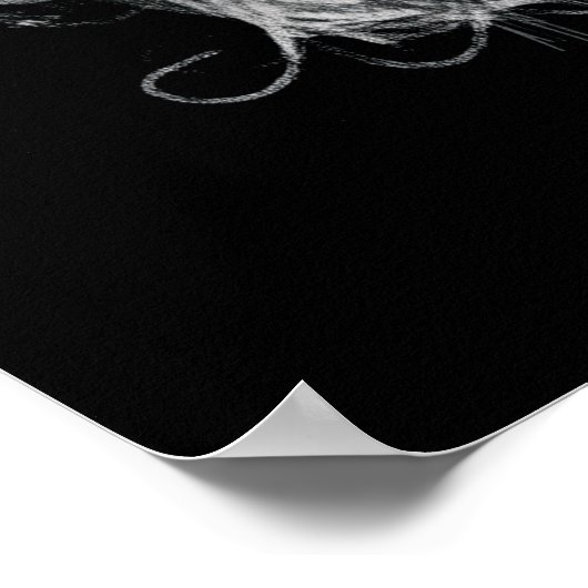 Santa Wall Kunst Poster (Ecke)