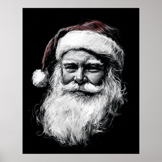 Santa Wall Kunst Poster (Vorne)
