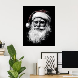 Santa Wall Kunst Poster