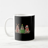 Santa Walrus Christmas Tree Walrus Lover Animal Xm Kaffeetasse (Links)